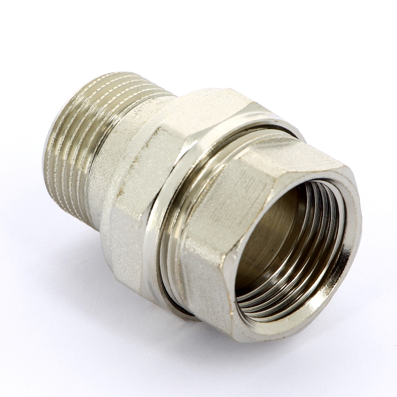 Американка с плоской прокладкой 1"1/2 x 1"1/2 ВН никель UNI-FITT