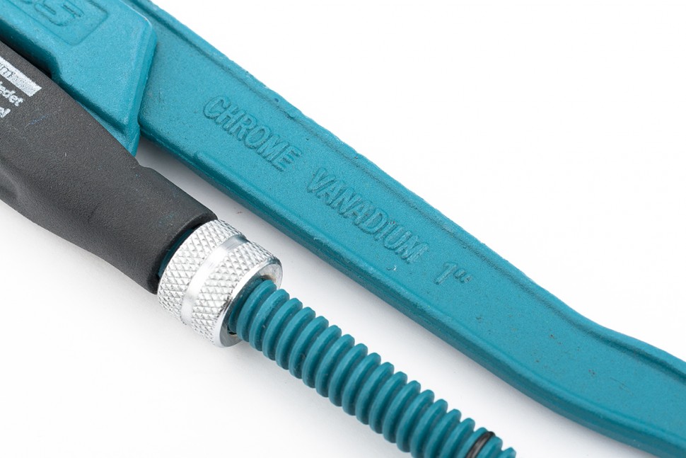 Ключ трубный рычажный 1, №1, цельнокованый, CrV, тип "S" Gross (15611)