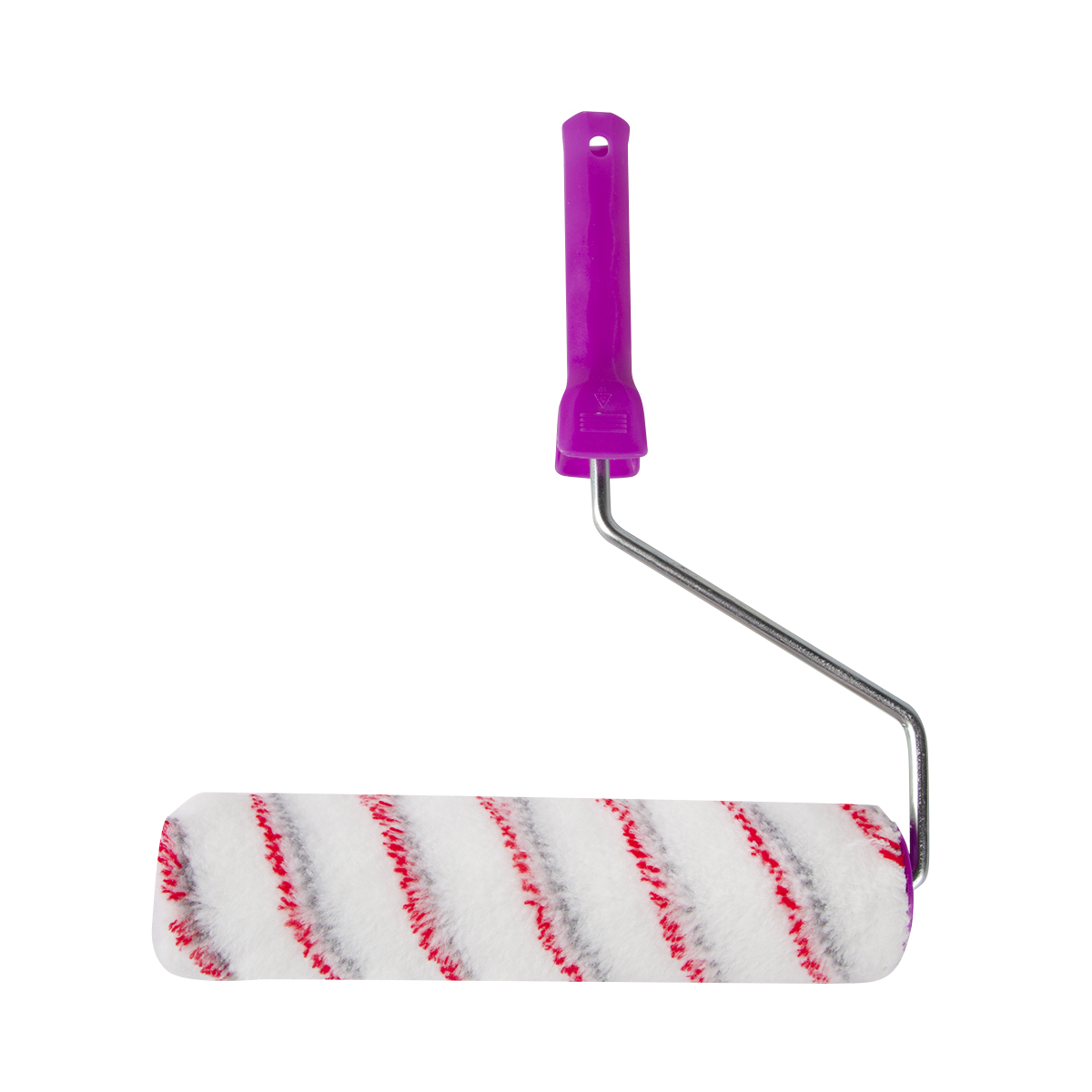 Валик полиакрил универсал.  d48/250 мм (ворс 12 мм) бюгель 8 мм (в сборе) (1/36)  "krafor" 014-0250