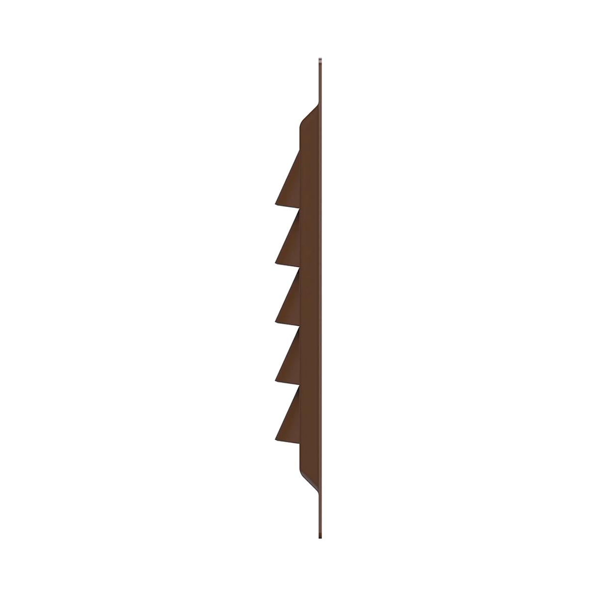 Решетка вентиляц. с сеткой 125 х 125 мм метал. коричневая (1/100) "эра" 1212мэ кор