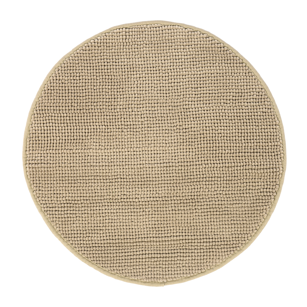 Коврик для ванной "spa" круглый d-55 см (бежевый) (1/10) "vortex" 24135