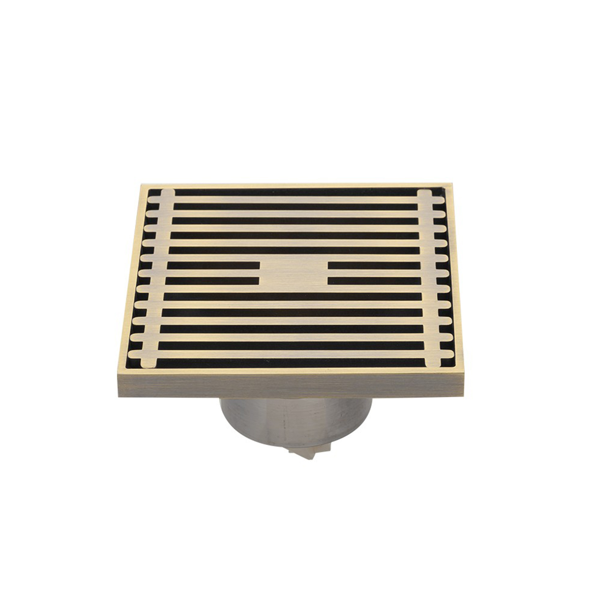 Трап для душа g81004-4 100*100 мм, бронза (1/40) "gappo"