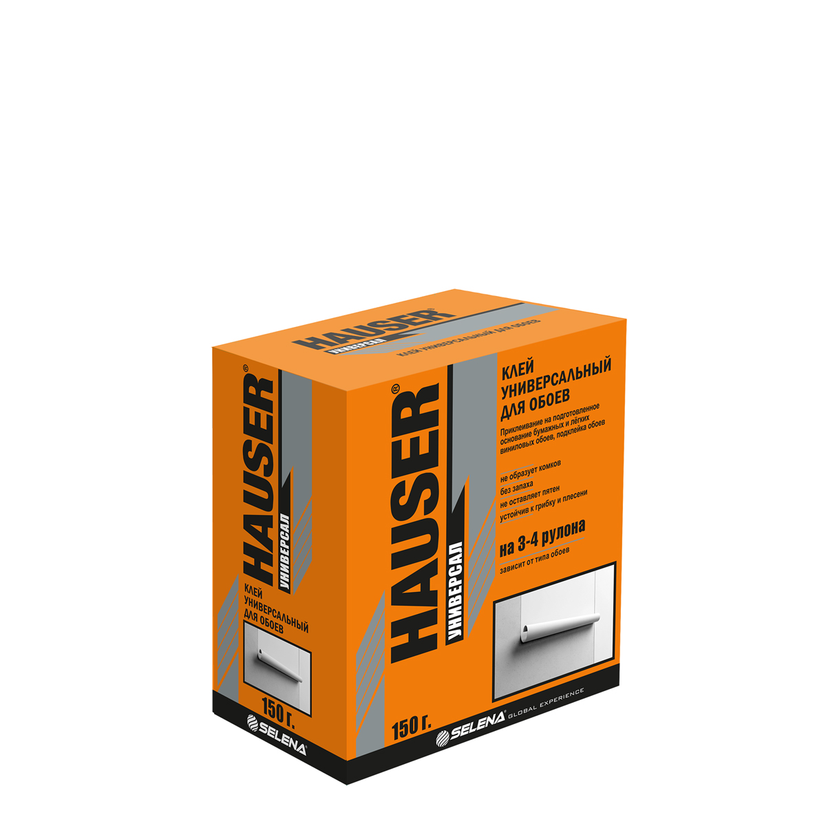 Клей для обоев универсальный 150 г (12) "hauser"