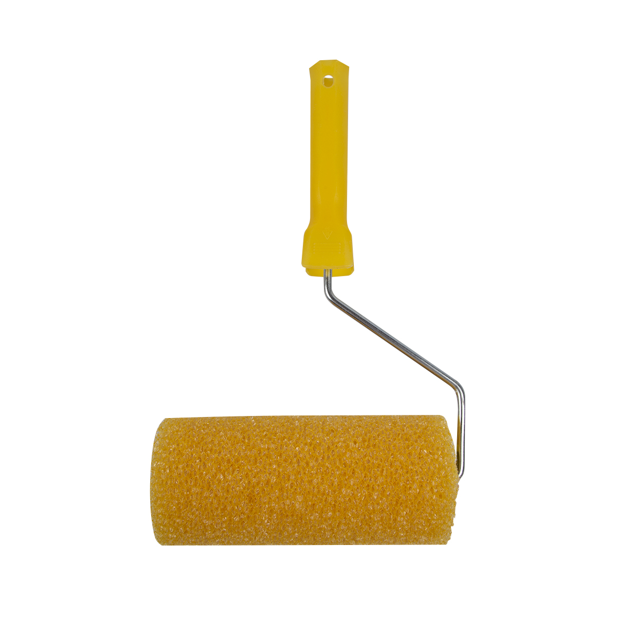 Валик структурный поролон. "гладкий"  d80/180 мм бюгель 6 мм (в сборе) (1/50)  "krafor" 085-0180