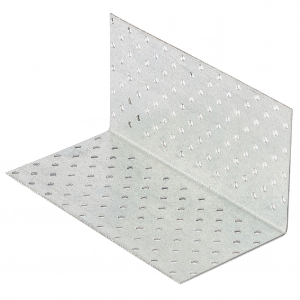 Крепежный уголок равносторонний  2 мм,   KUR 100 x 100 x 200 мм Сибртех (46595)