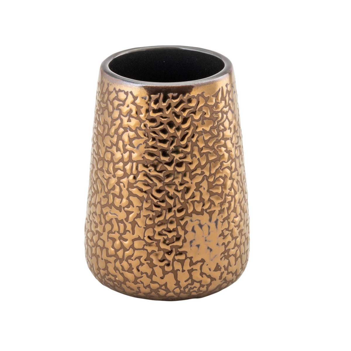 Стакан для ванной комнаты "tivat" керамика (бронзовый) (1/36) "swensa" swtk-6040-c