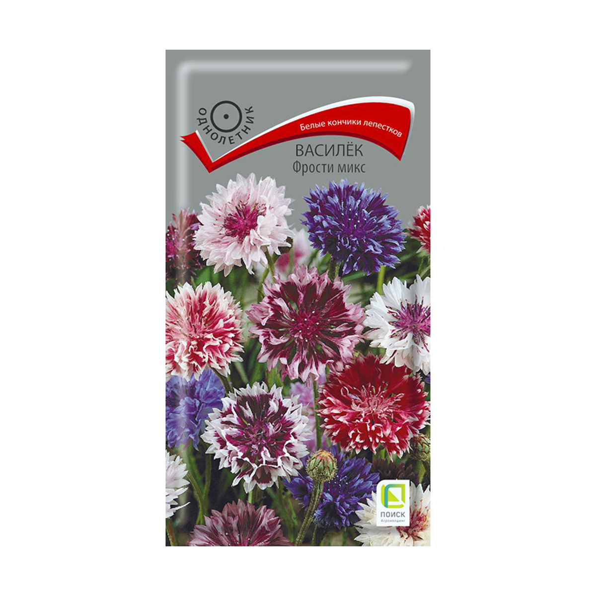 Семена цветов василек "фрости микс" 1 г  ("1) (10/100) "поиск"
