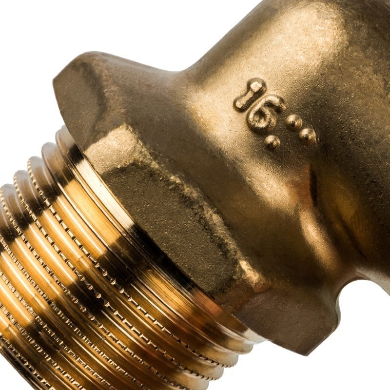 Угол переходной 20 x 3/4" НР аксиальный для труб PE-X STOUT