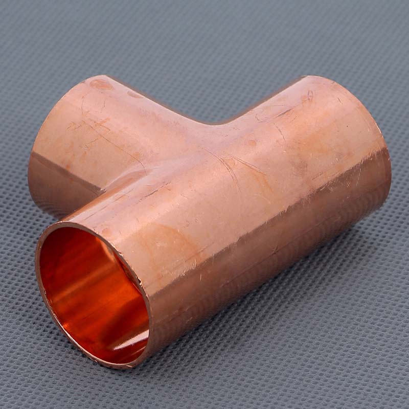 Тройник равнопроходной VIEGA под пайку 35 мм медный