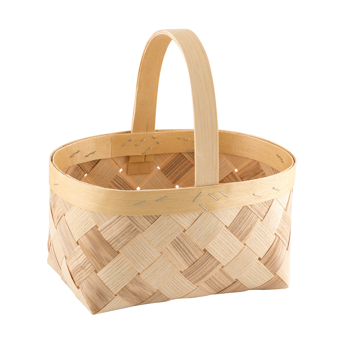 Корзина плетеная 5 л береза (1/8) "park"