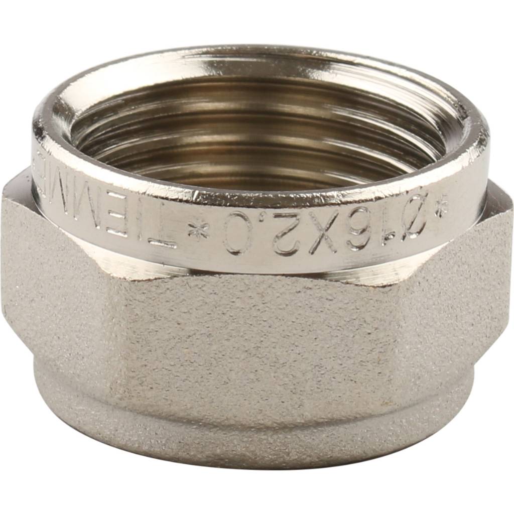 Обжимная муфта ВР 16 х 1/2" TIEMME для металлопластиковых труб