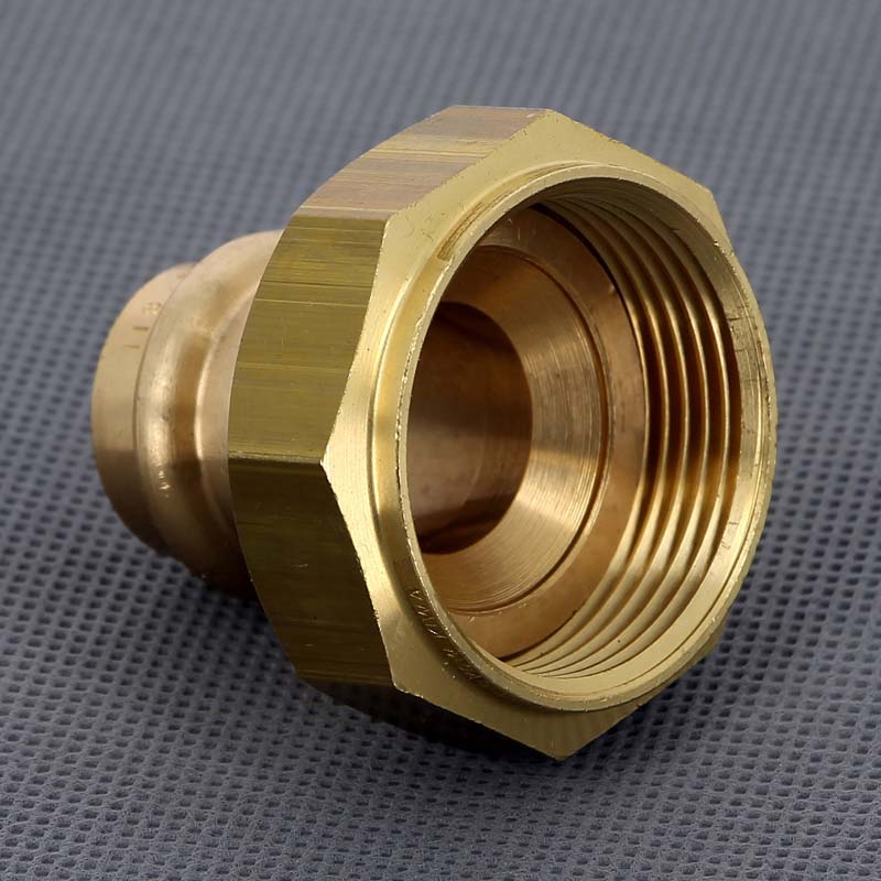 Муфта пресс-В с накидной гайкой и плоским уплотнением 22x1'1/4 Sanpress VIEGA