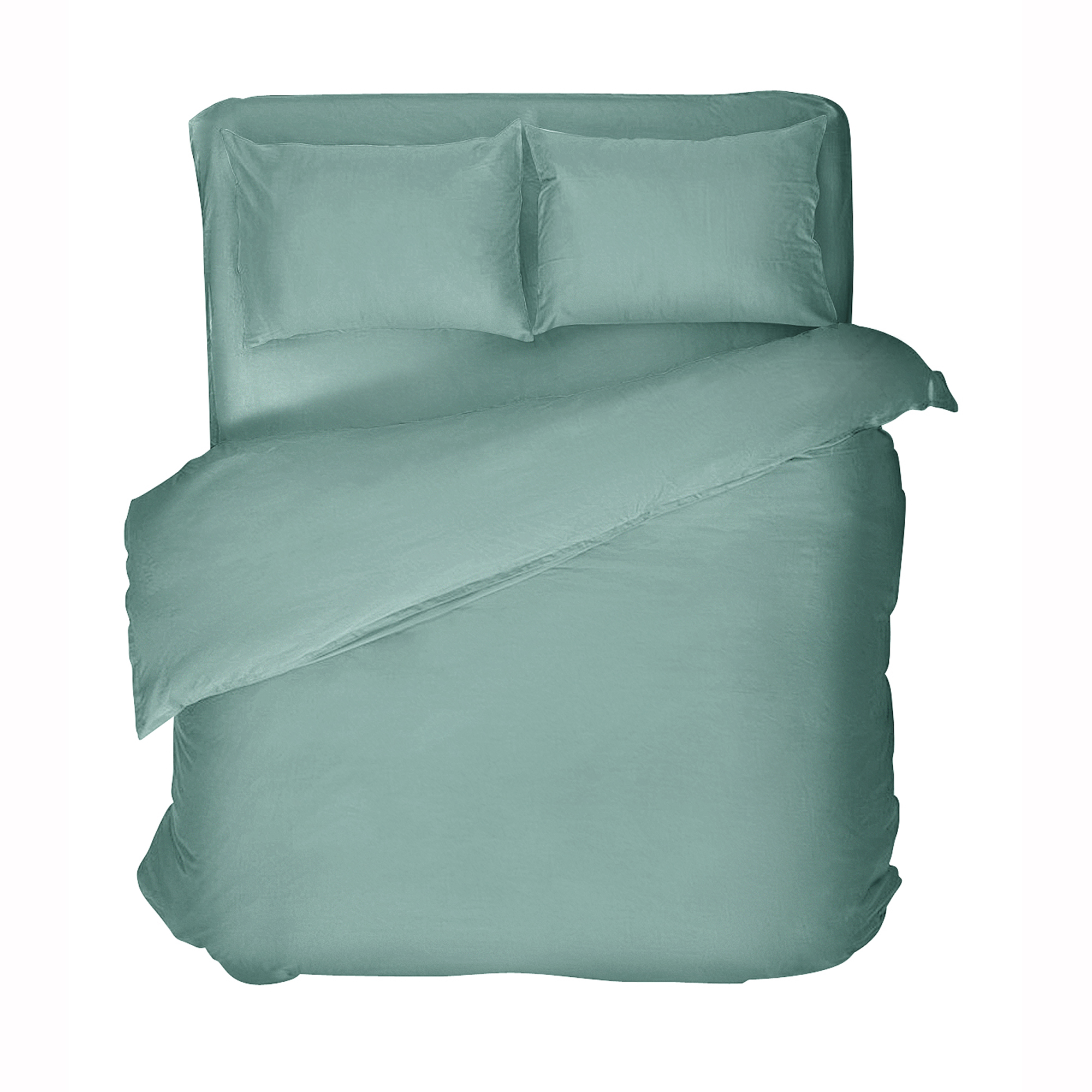 Постельное белье "verossa melange" emerald евро