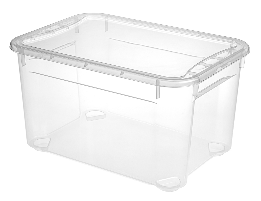 Ящик универс. "кристалл" 389*275*215 мм 16 л (бесцветн.) (1/10) "бытпласт"