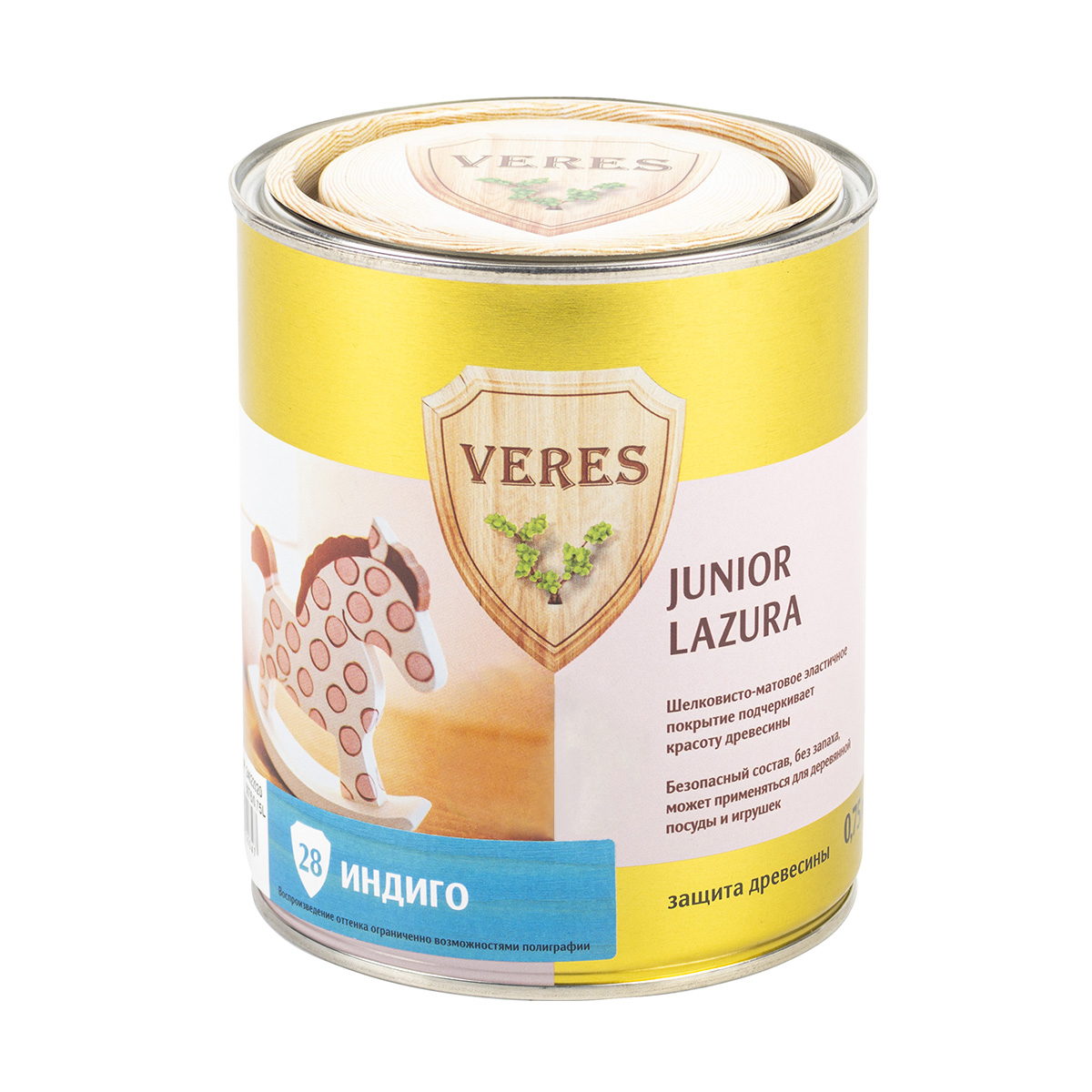 Верес джуниор №28 индиго 0,75 л (1/4) "veres"