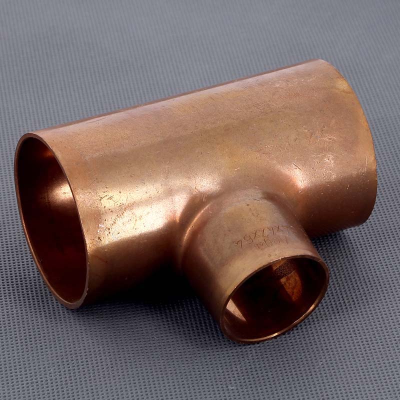 Тройник переходной под пайку 64 х 42 х 64 мм VIEGA медный
