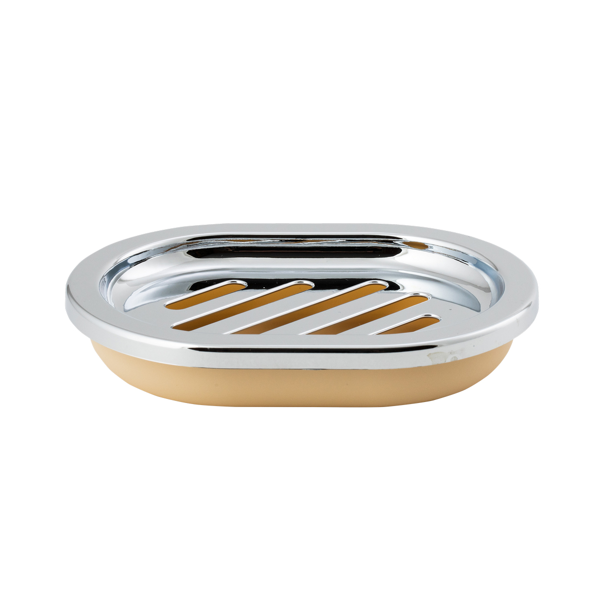 Мыльница "альма" пласт. (кремовый) (1/12) "аквадекор" attp-2100crm-04