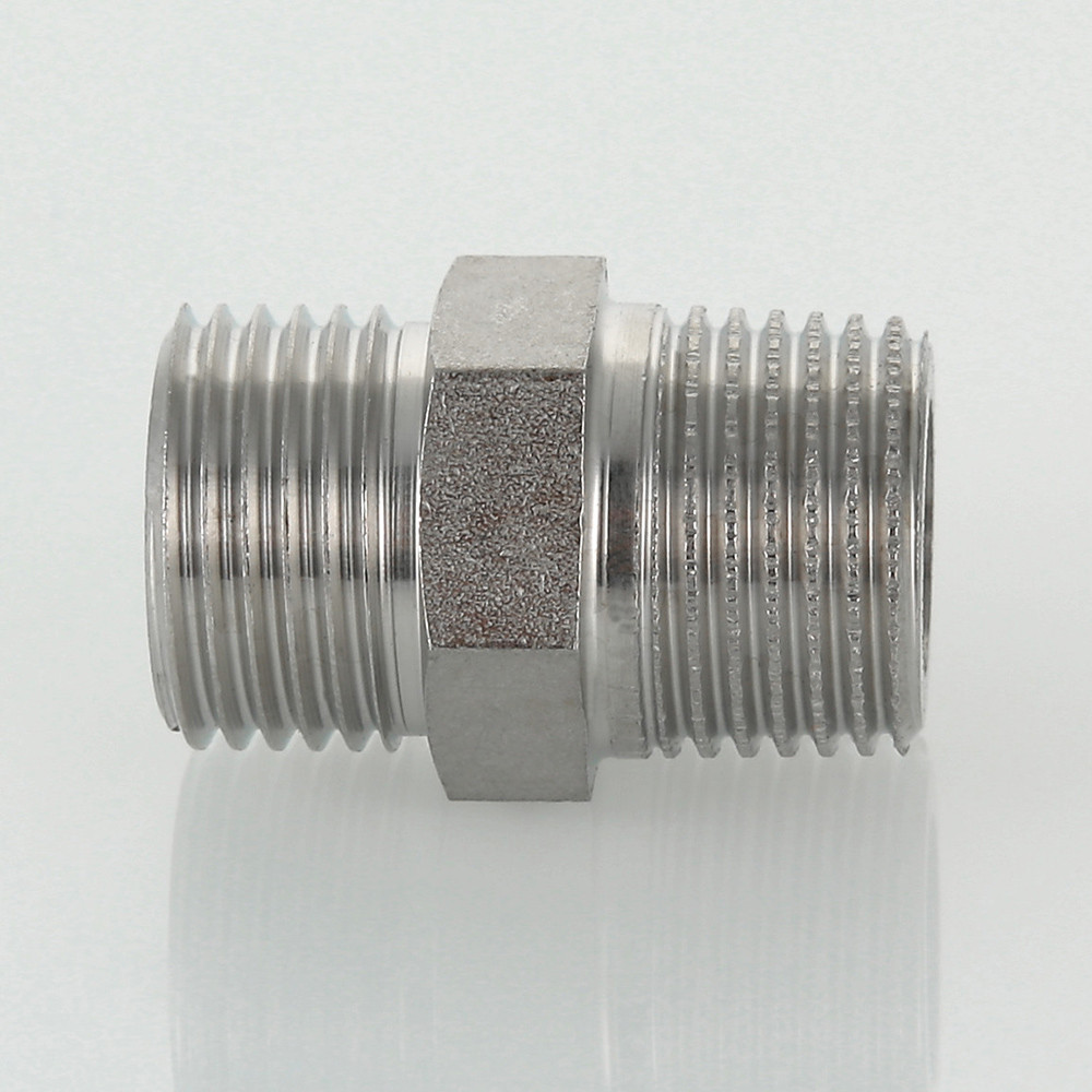 Ниппель резьбовой (НР) 1/2" из нерж. стали VALTEC (VTi.582.I.0404)