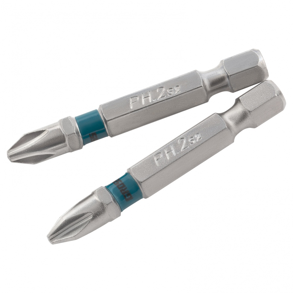 Набор бит РН2 х 50, сталь S2, 2 шт. Gross (11357)