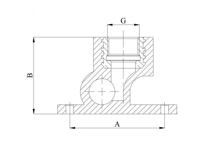 Тройник комбинированный настенный 20 х 1/2" (ВР) ПП (PP-R100) HEISSKRAFT