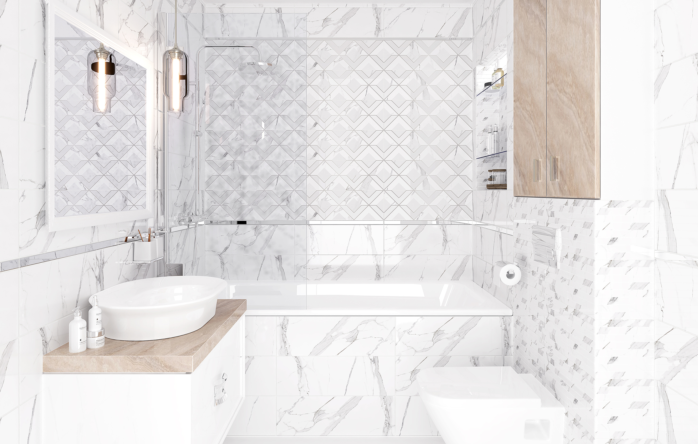 Viva белый 20x60