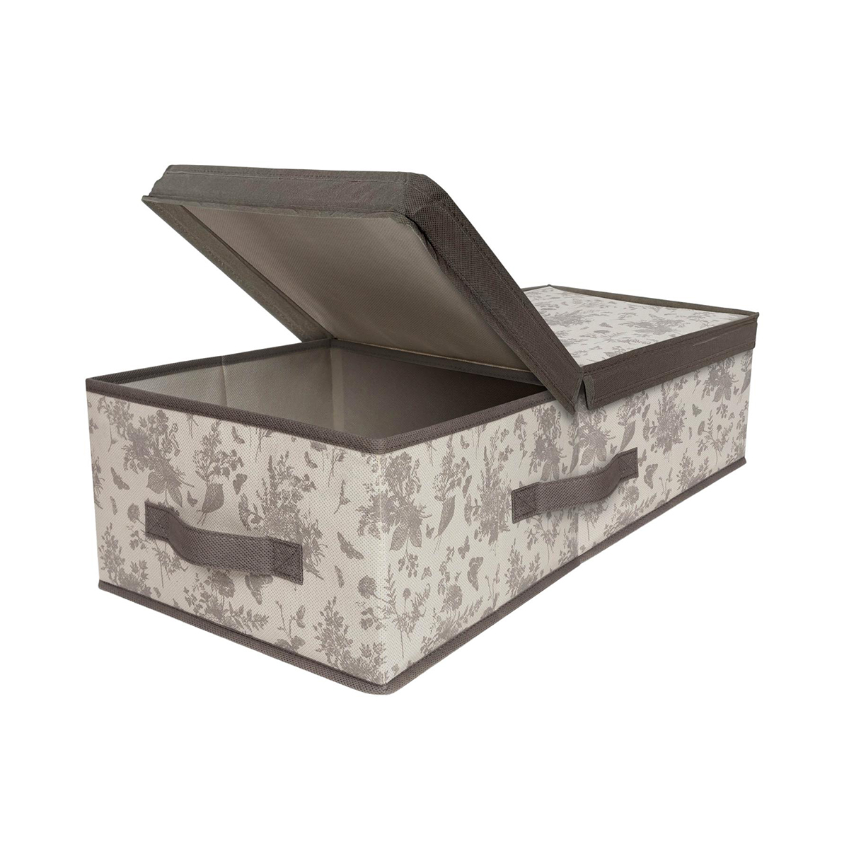 Короб для хранения "elegance" 58*40*18 см с двойной крышкой (1/12) "eg"