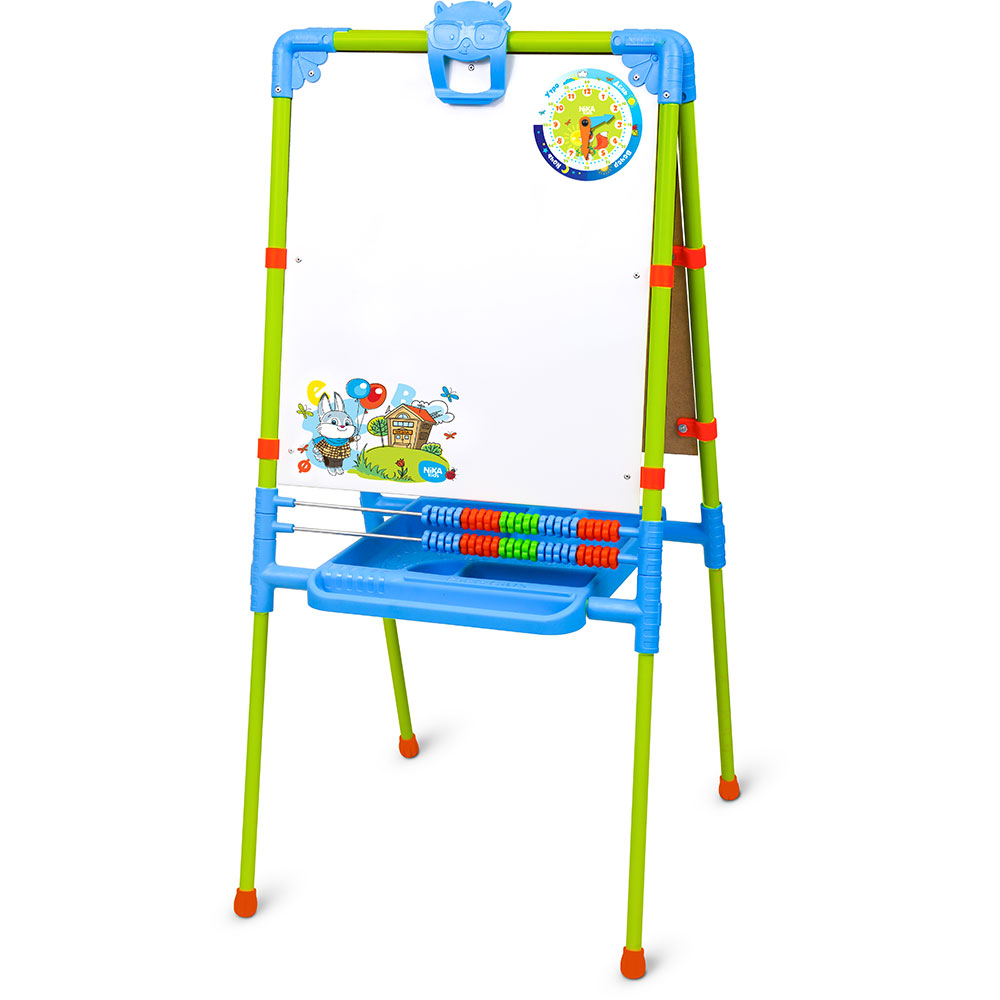 Мольберт детский двусторонний Nika Веселая азбука М2/ВА2, с пеналом