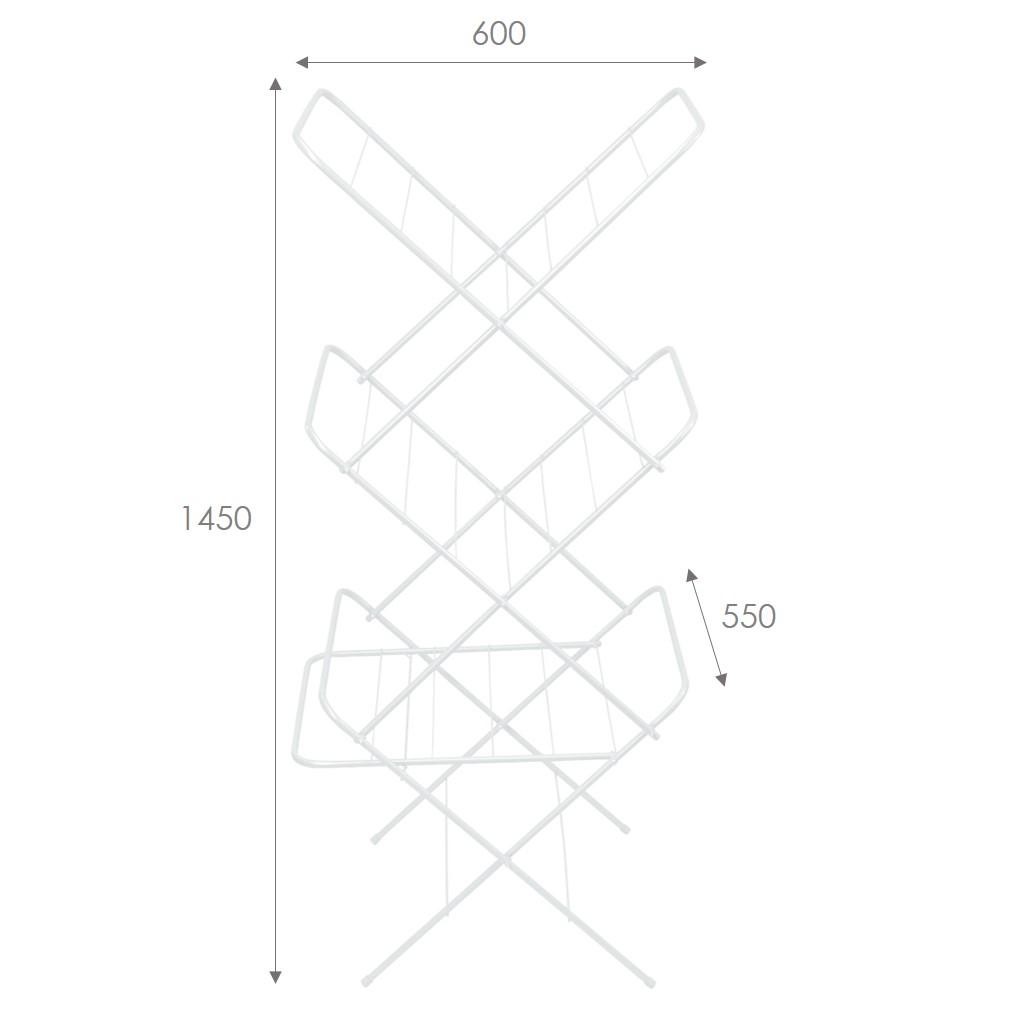 Сушилка для белья напольная "оптима" (суш. полотно 15 м) (белый) (1/6) "виолет"