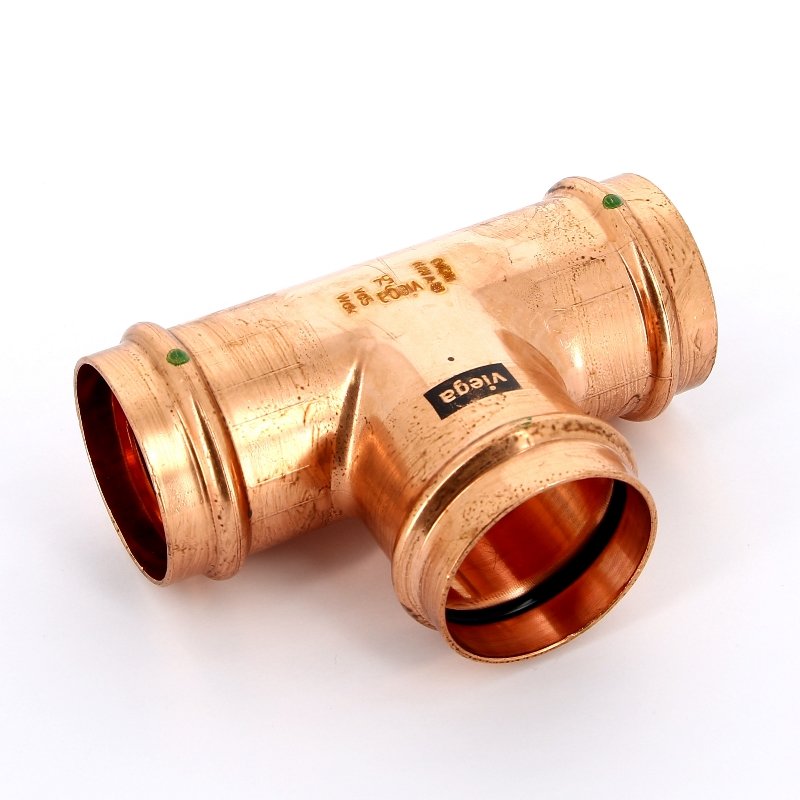 Тройник пресс медный Profipress VIEGA 54