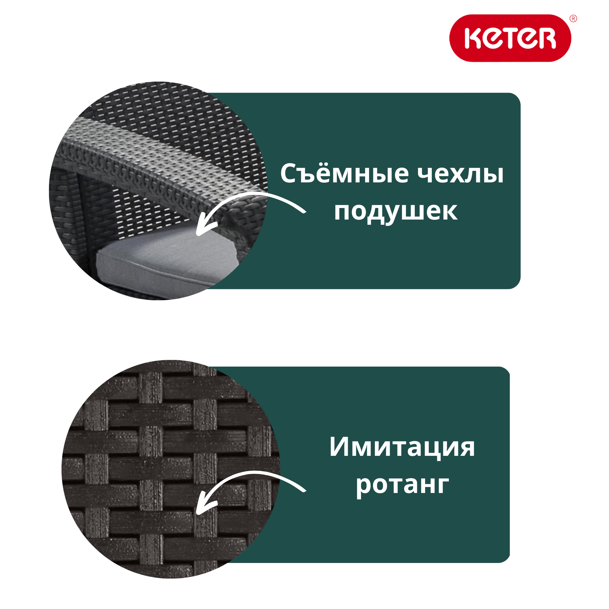 Стол Мелодия (Melody) коричневый