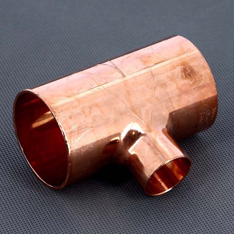 Тройник переходной под пайку 54 х 28 х 54 мм VIEGA медный