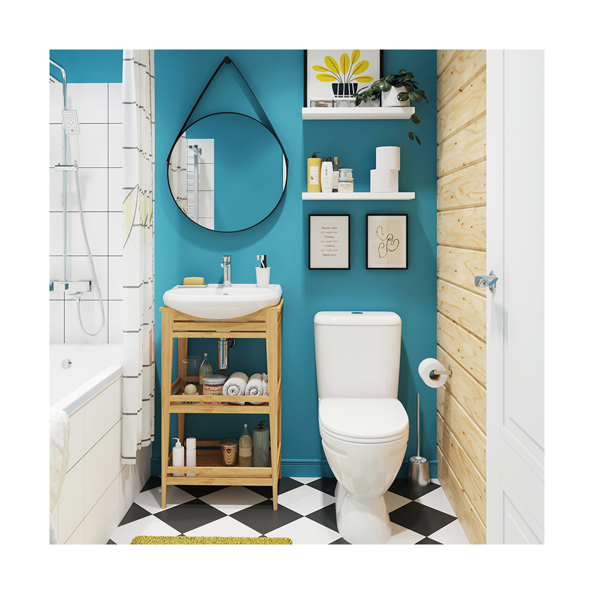 Раковина "комфорт" уп белая "sanita" wb.pd/comfort/50-c/wht.g/s1