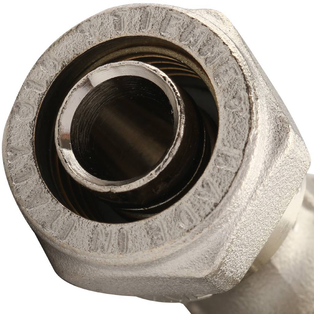 Тройник переходной 16 x 1/2" x 16 ВР под обжим TIEMME для металлопластиковых труб