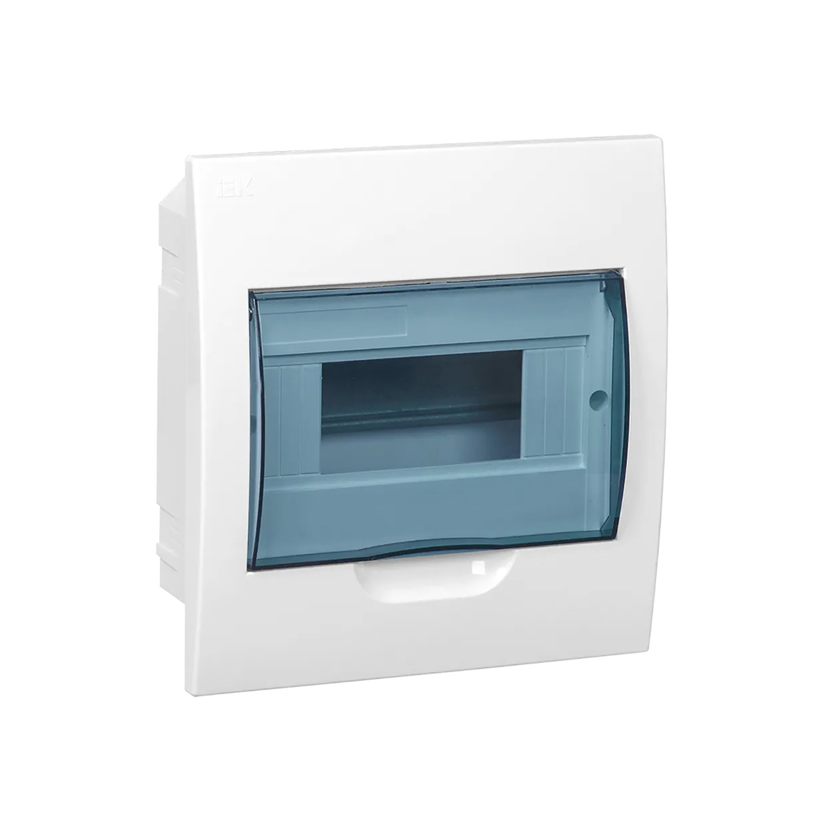 Щиток распределительный навесной "krepta 3" щрн-п-8 ip41, 8 модулей, пластик, белый (1/20) "iek"