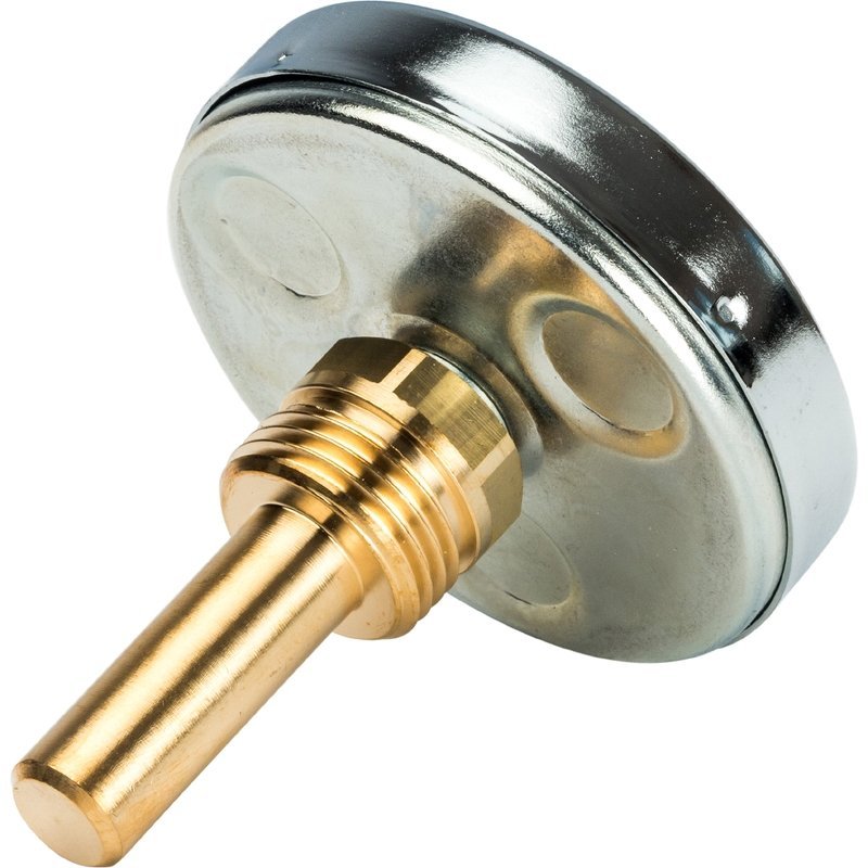 Термометр биметаллический 63 мм 160° STOUT с погружной гильзой 50 мм