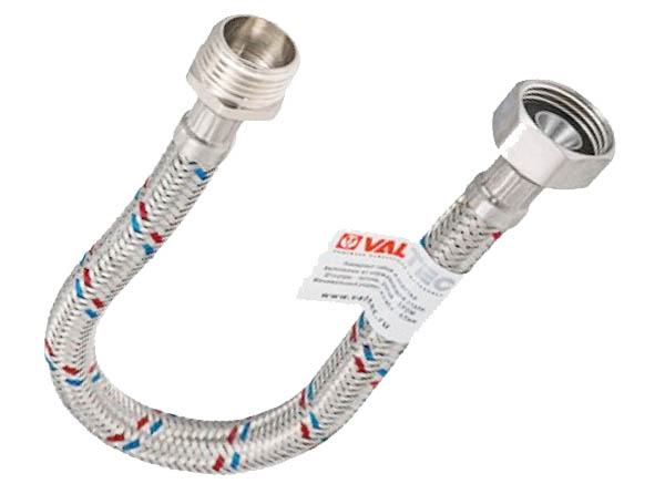 Подводка из нержавеющей стали ВН 1/2" VALTEC 120 см г/ш