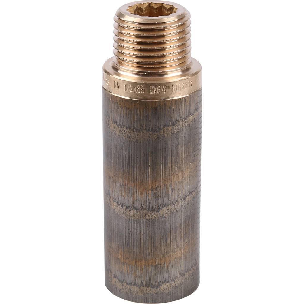 Удлинитель резьбовой 1/2" x 65 мм ВН бронза VIEGA (357221)