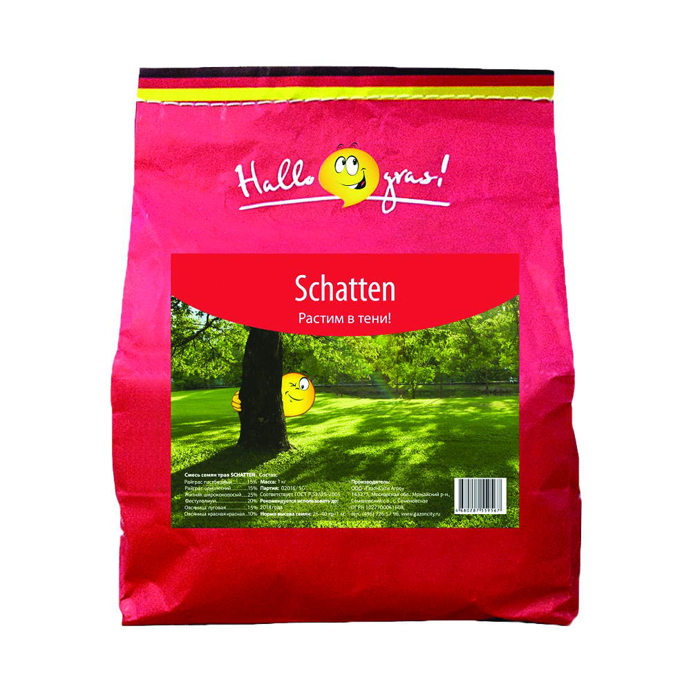 Семена газонной травы  "schatten gras"  1 кг (1/12)