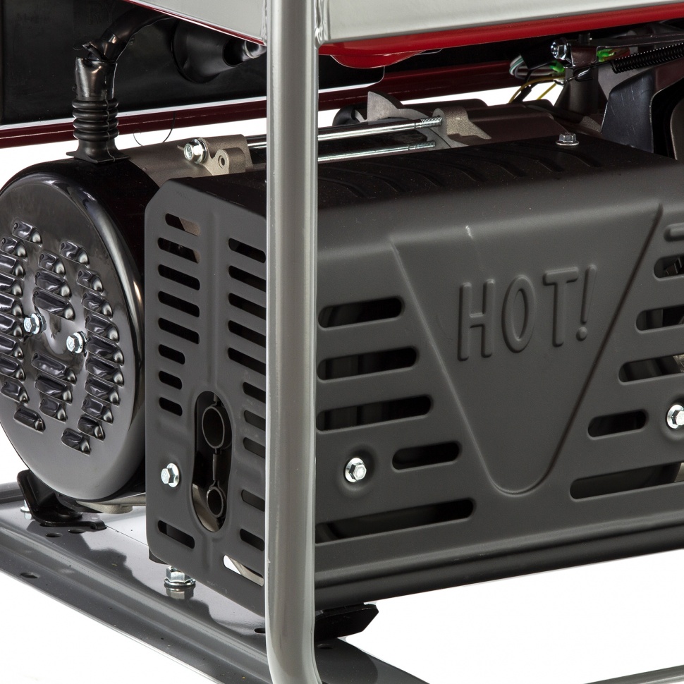 Генератор бензиновый LK 6500, 5.5 кВт, 230 В, бак 25 л, ручной старт Kronwerk (94689)