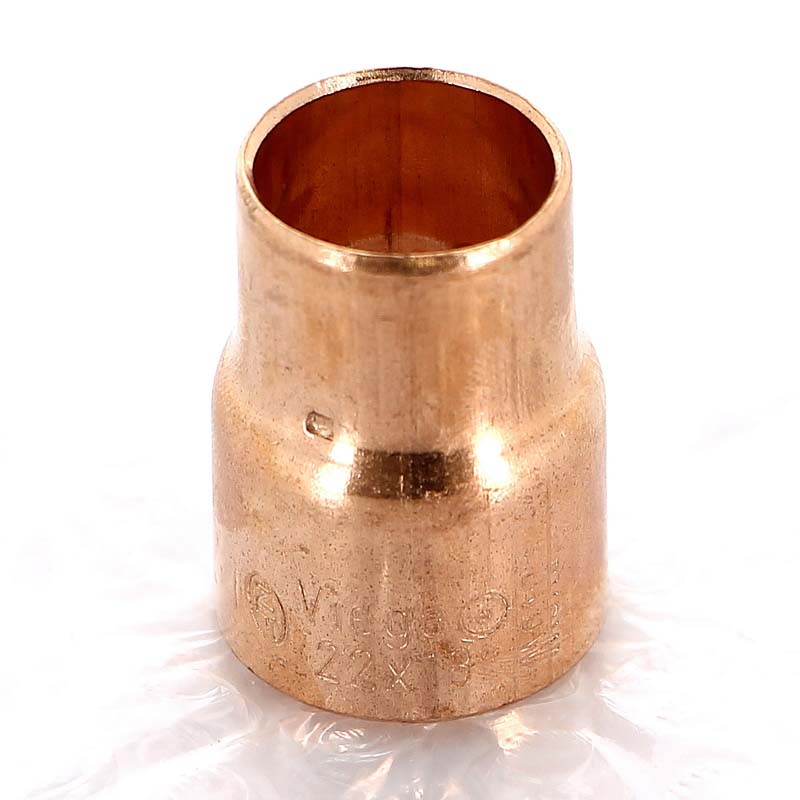 Муфта переходная двухраструбная 22 х 18 мм VIEGA пайка медная