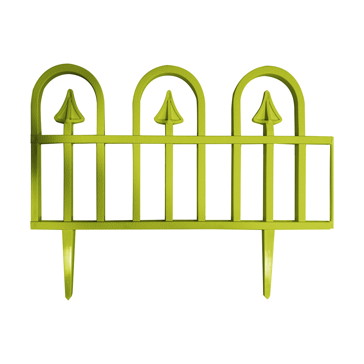 Забор декоративный "apollo" пласт. 0,47*0,34 м 4 секции (салатовый) (1/15) "ingreen" ig520010021