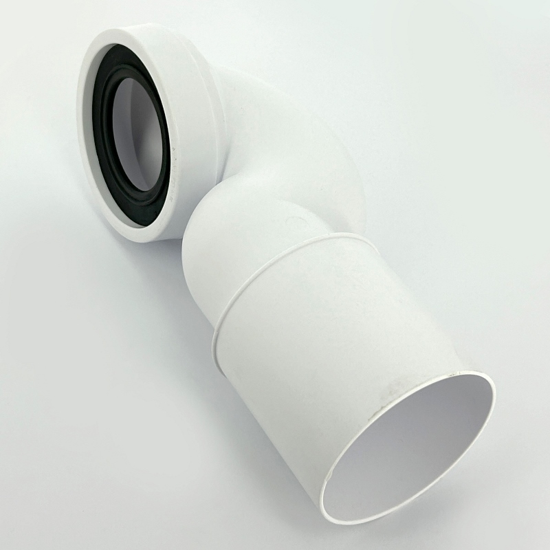 Труба McAlpine фановая L=285 мм под углом 90, вход 97-107 мм, выход 110 мм