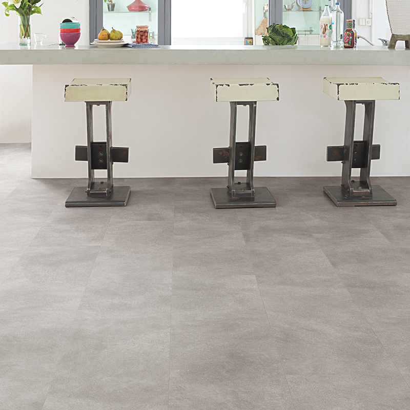 ПВХ-плитка Clix Floor Tiles CXTI 40196 Бетон серый шлифованный