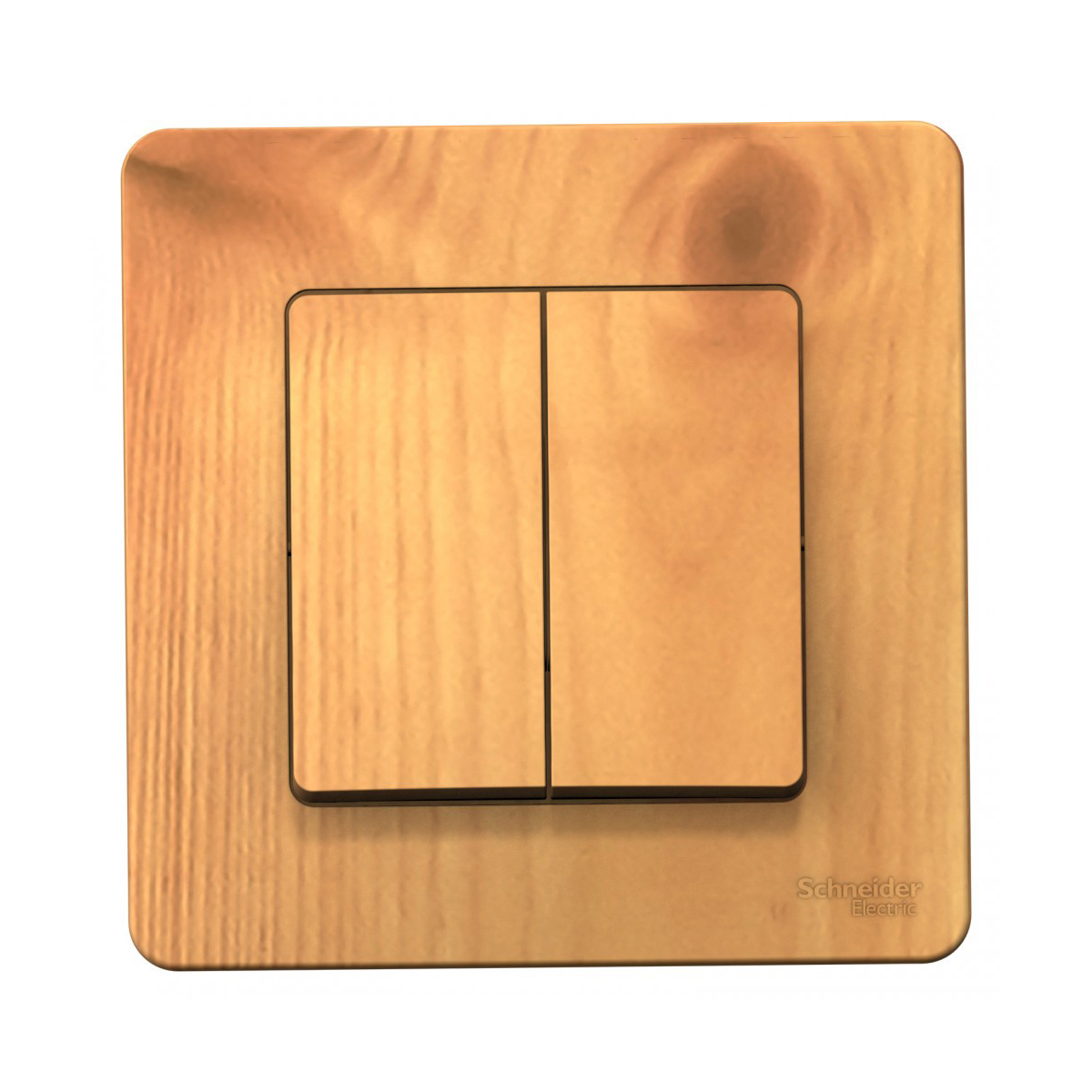 Выключатель "blanca" 2-х кл. 10а, ясень (1/10/20) "schneider"