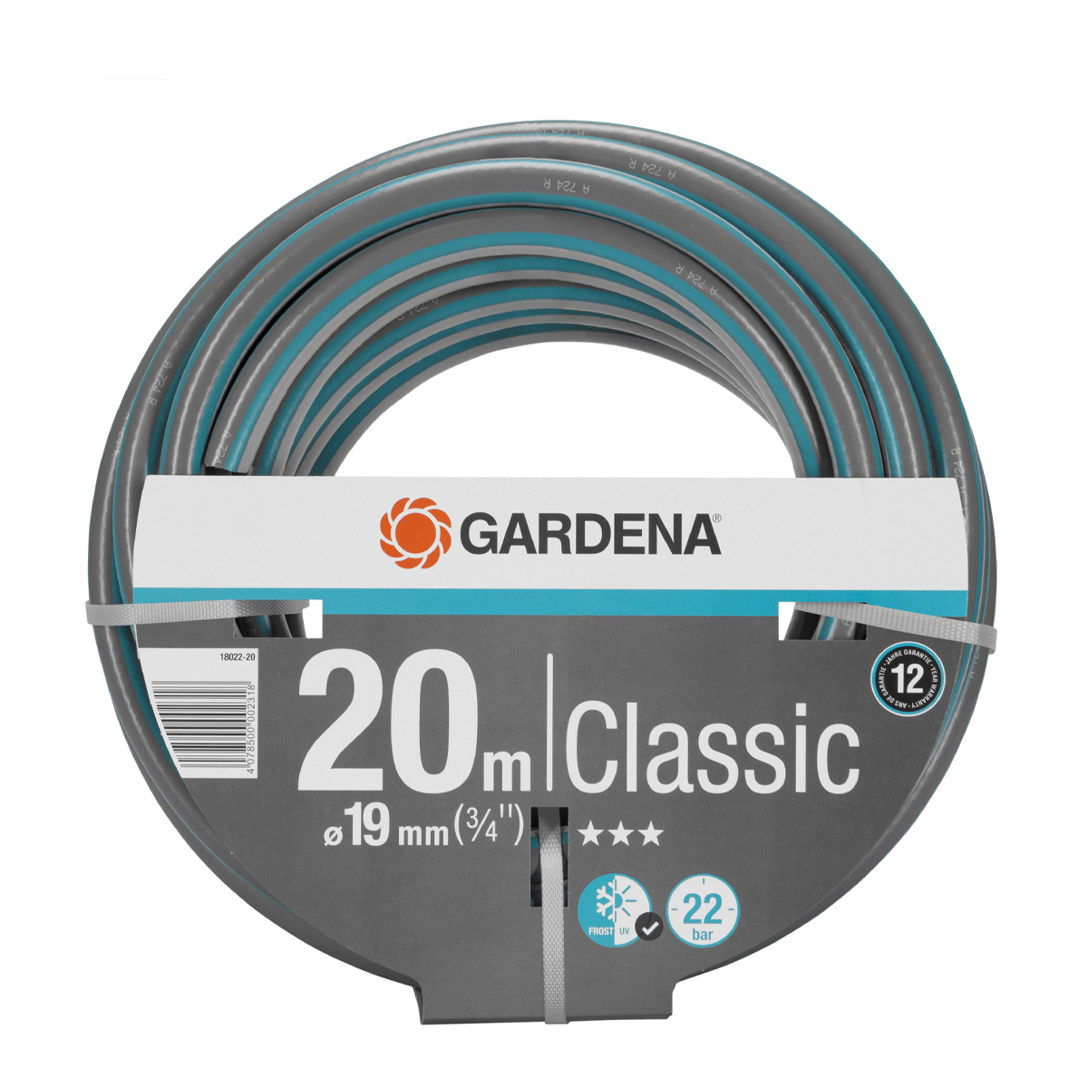 Шланг пвх 3/4" армиров. "classic" 20 м (1) "gardena" 18022-20.000.00