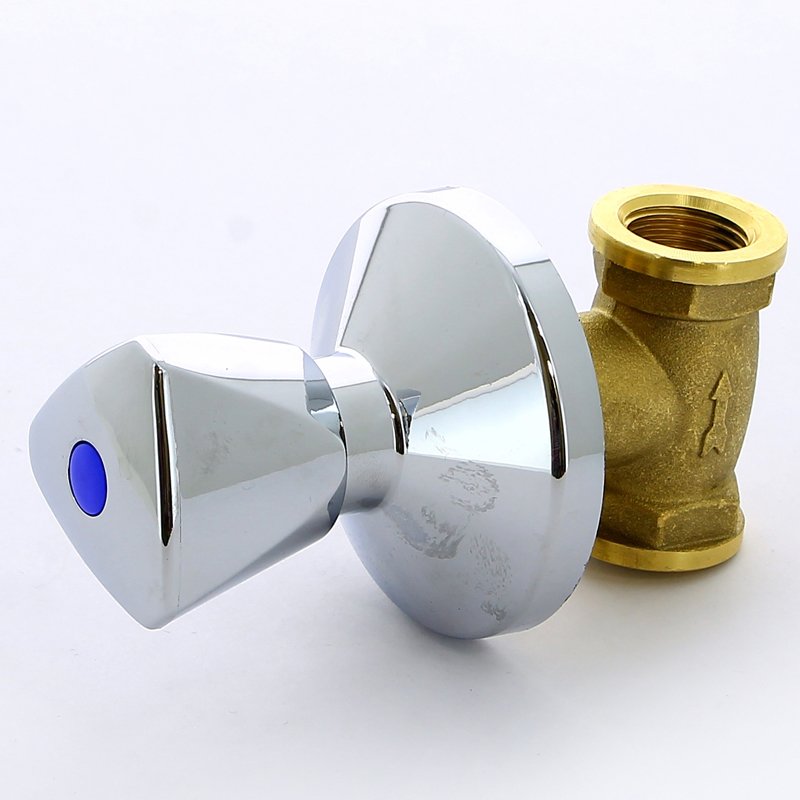 Кран вентильный ITAP для скрытой подводки с хромированным вентилем ВВ 1/2''