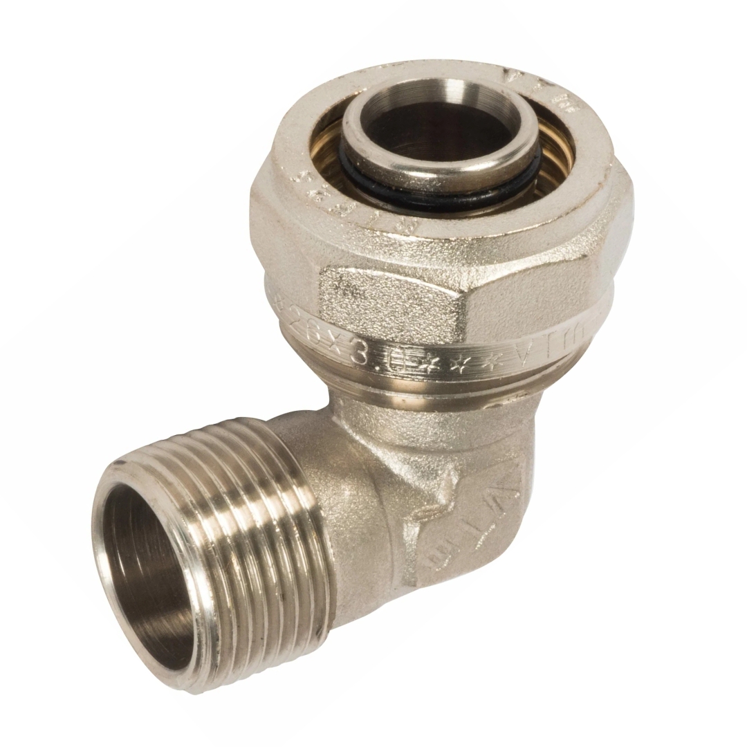 Угол переходной с наружной резьбой 3/4"х26 VALTEC для металлопластиковых труб