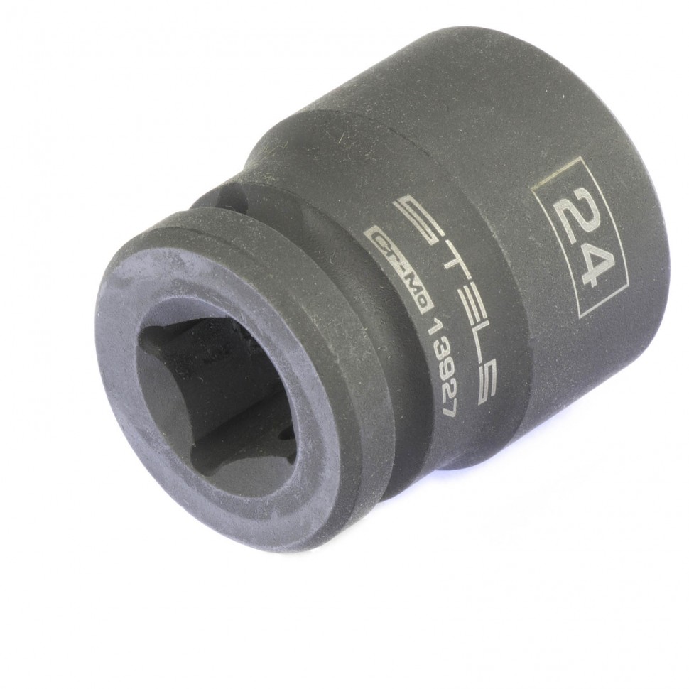 Головка ударная шестигранная, 24 мм, 1/2, CrMo Stels (13927)