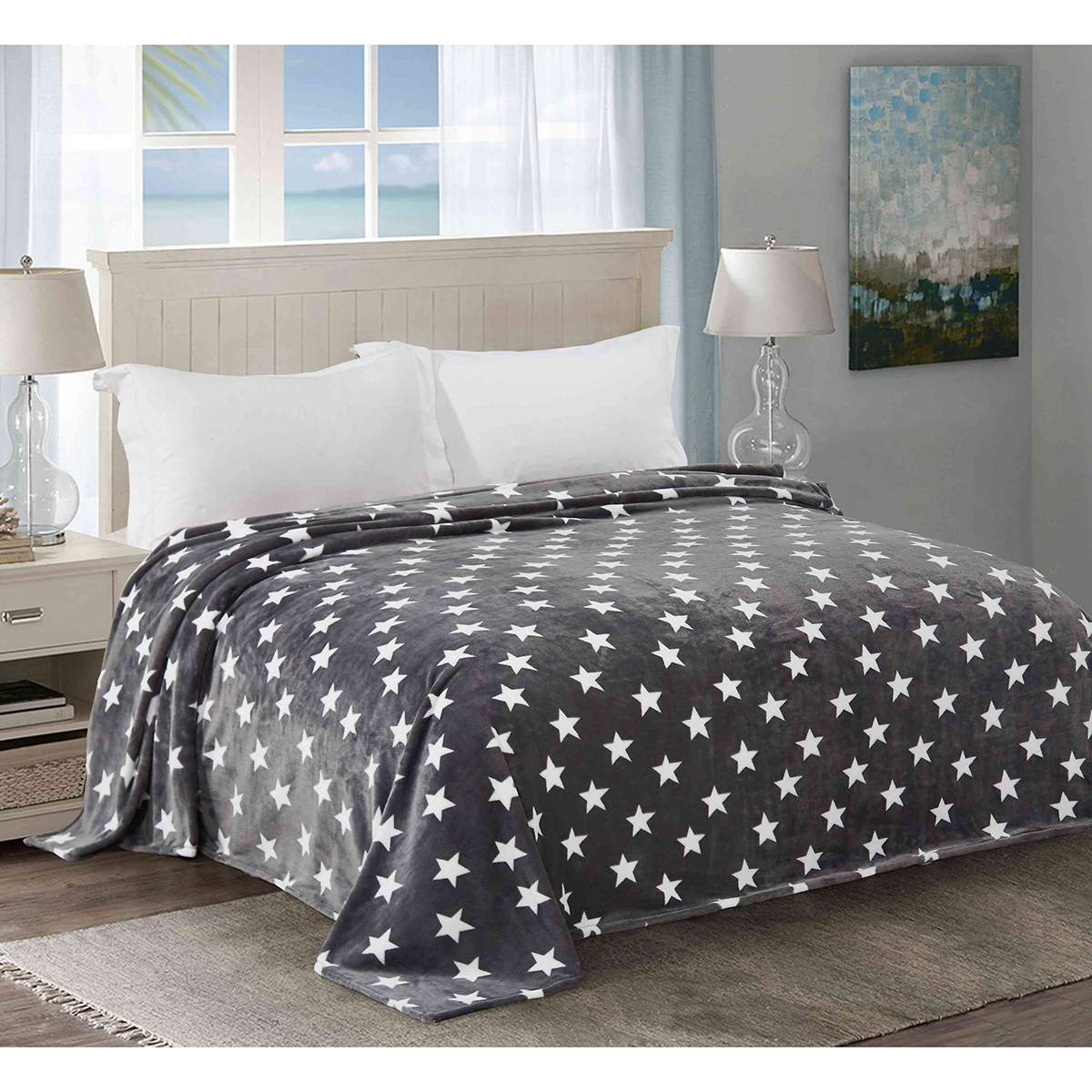 Плед велсофт 1p-201  150*200 см (1/10) "sonnet"