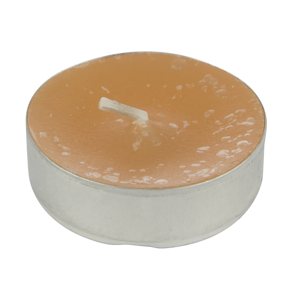 Свечи чайные ароматич. капучино (упак. 6 шт.) бежевые (1/18) "kukina raffinata"